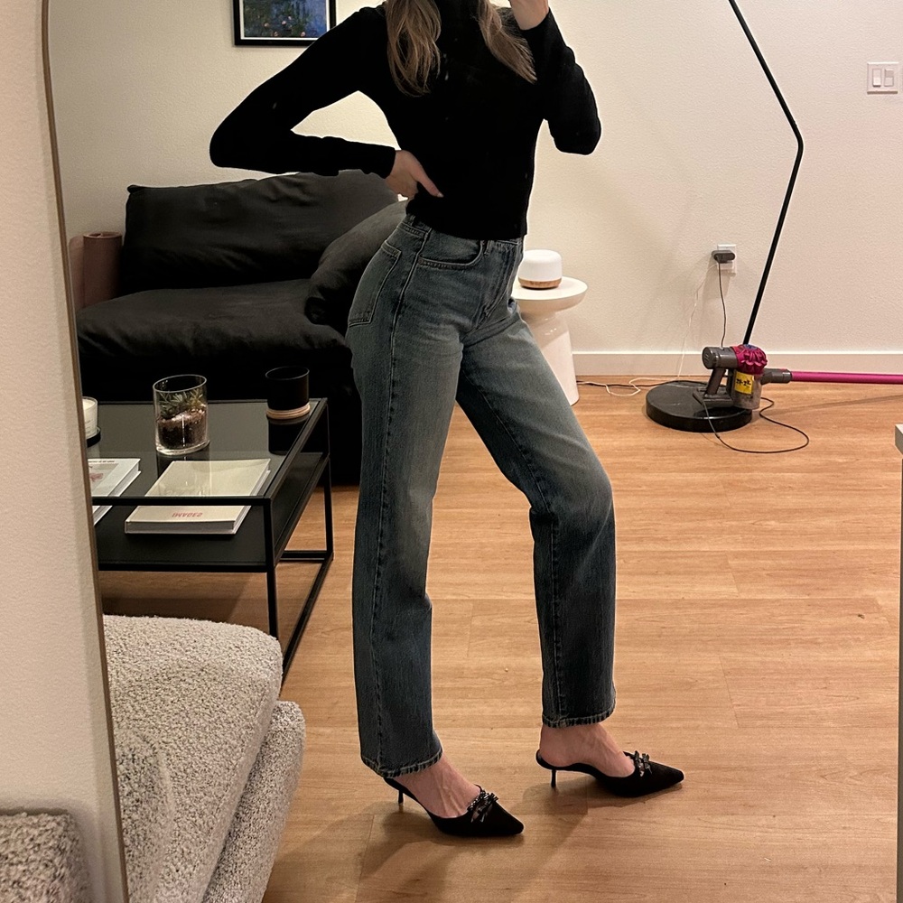 Classic Black and Blue Women's Jeans